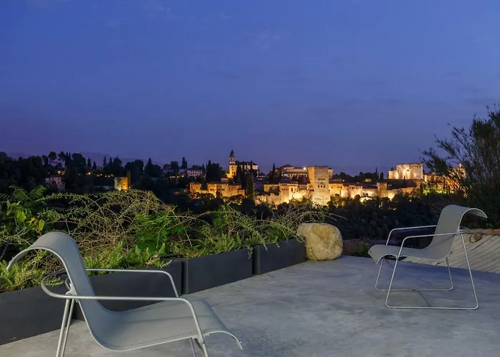 Casa Cueva Lujo Sacromonte con vistas Alhambra